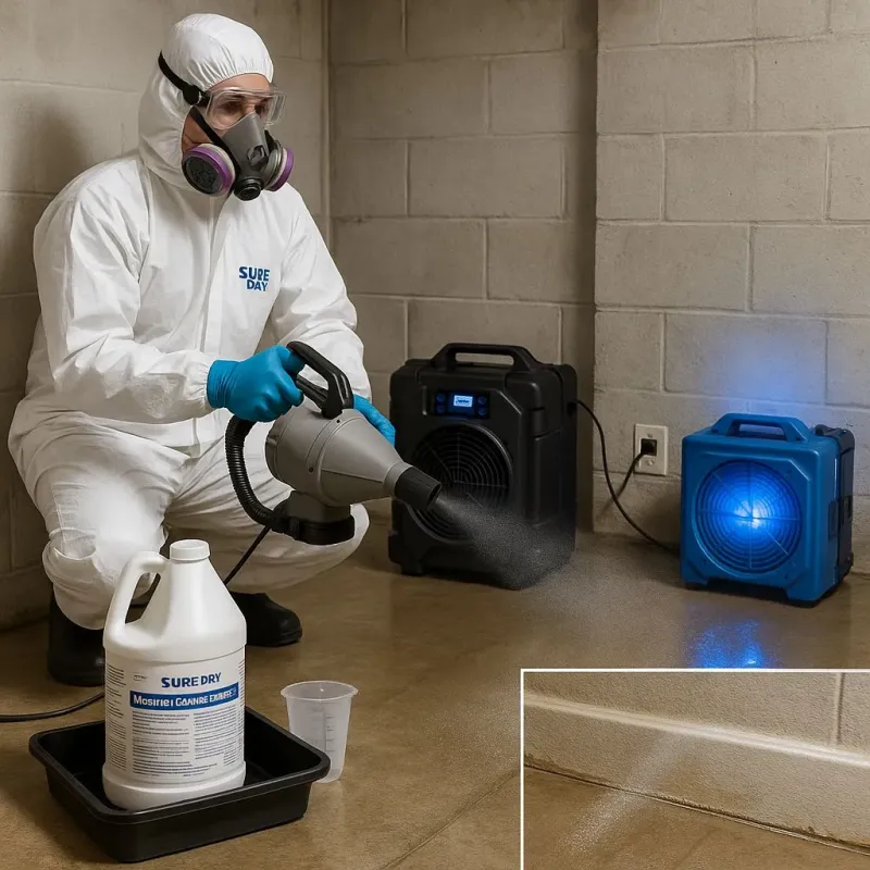 Sanitization and Odor Removal process in Hideaway, TX