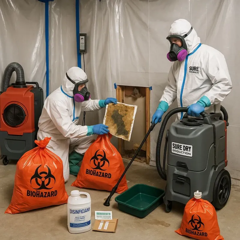 Contaminated Water Handling Protocols process in Hideaway, TX