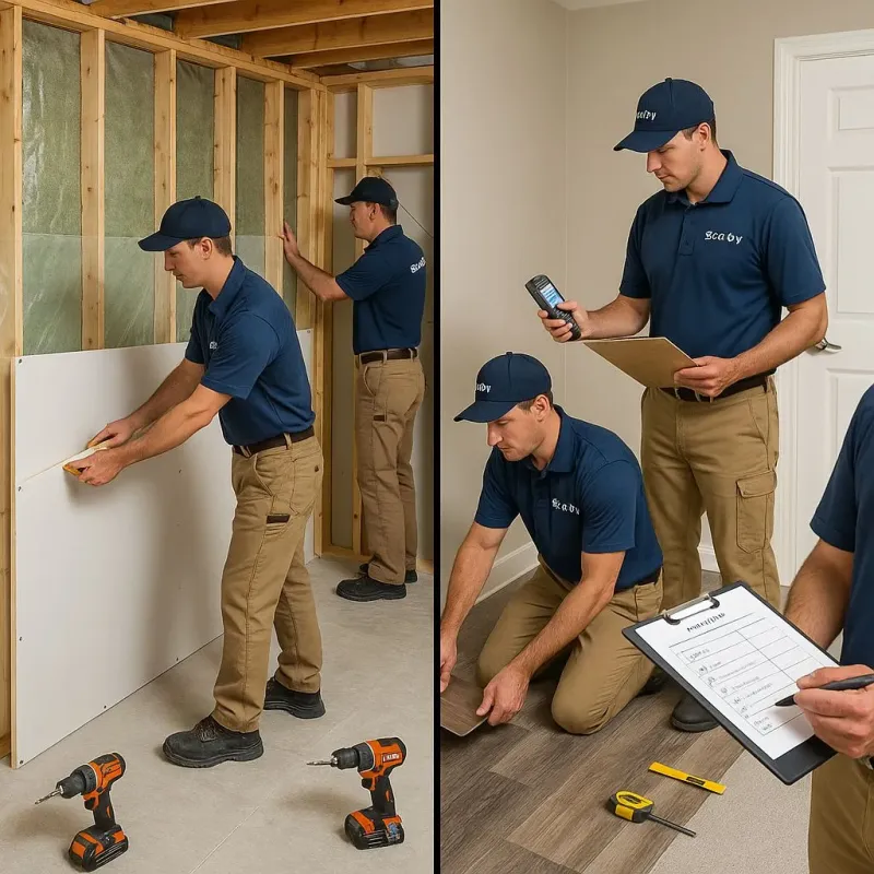 Repairs and Reconstruction process in Hideaway, TX