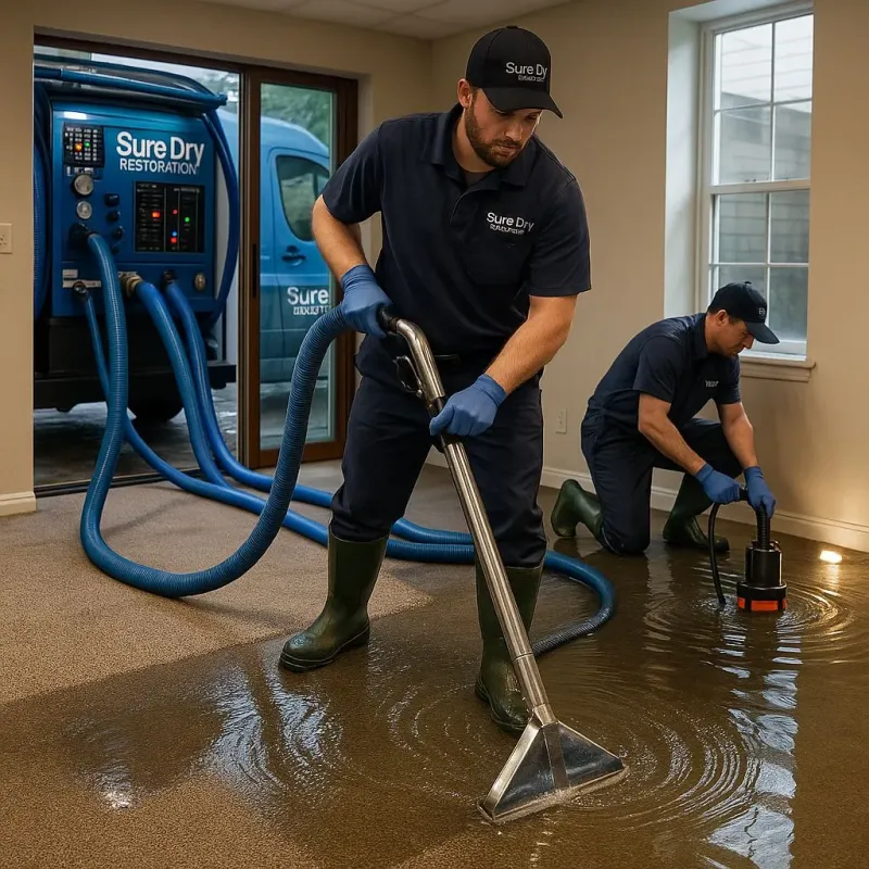 Water Extraction and Removal process in Hideaway, TX